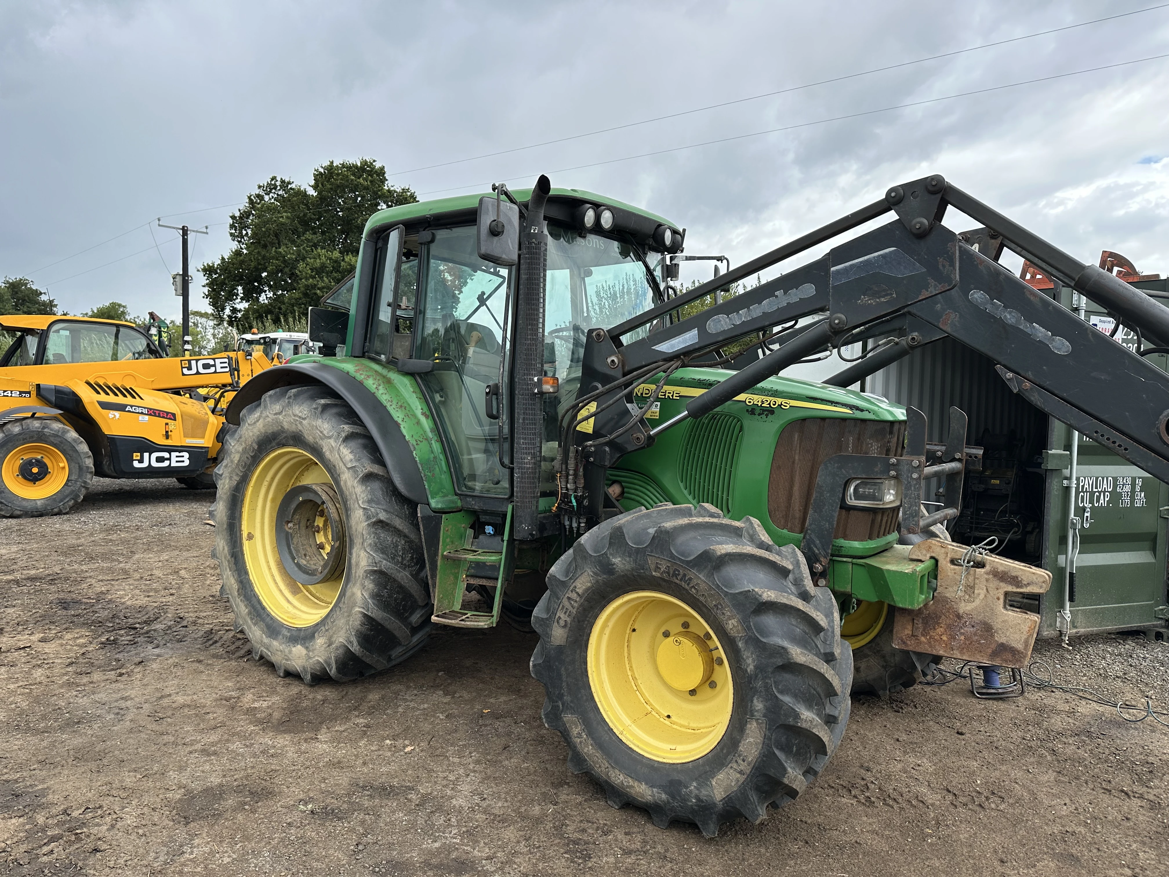 John Deere 6420s 4x4 loader tractor
